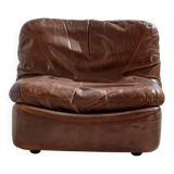 Modular leather sofa by Dreipunkt, set of 3.