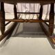 Vintage style wooden rocking chair