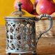 Silver-plated mustard pot from Cristofle France - mustard pot
