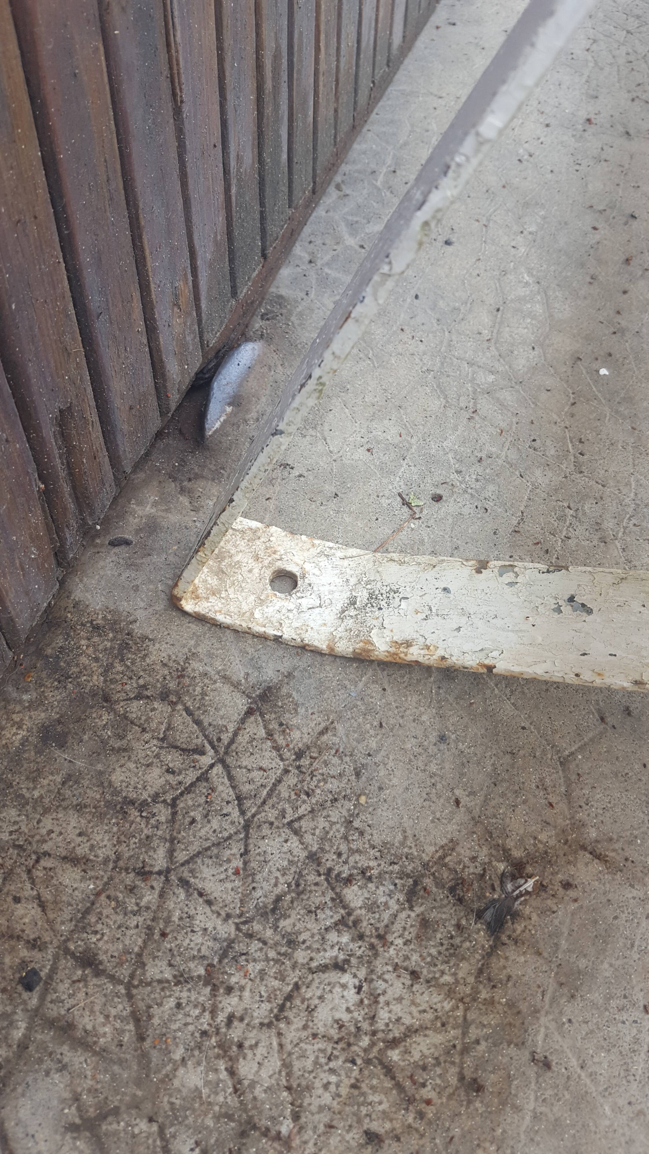 Old school bench white old patina