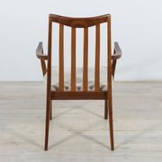 Mid-century teak and fabric dining chairs by Leslie Dandy for G-Plan, 1960s, Set of 8