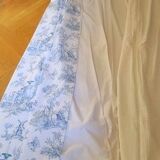 Napoleon bed sky 3 removable background in canvas of jouy