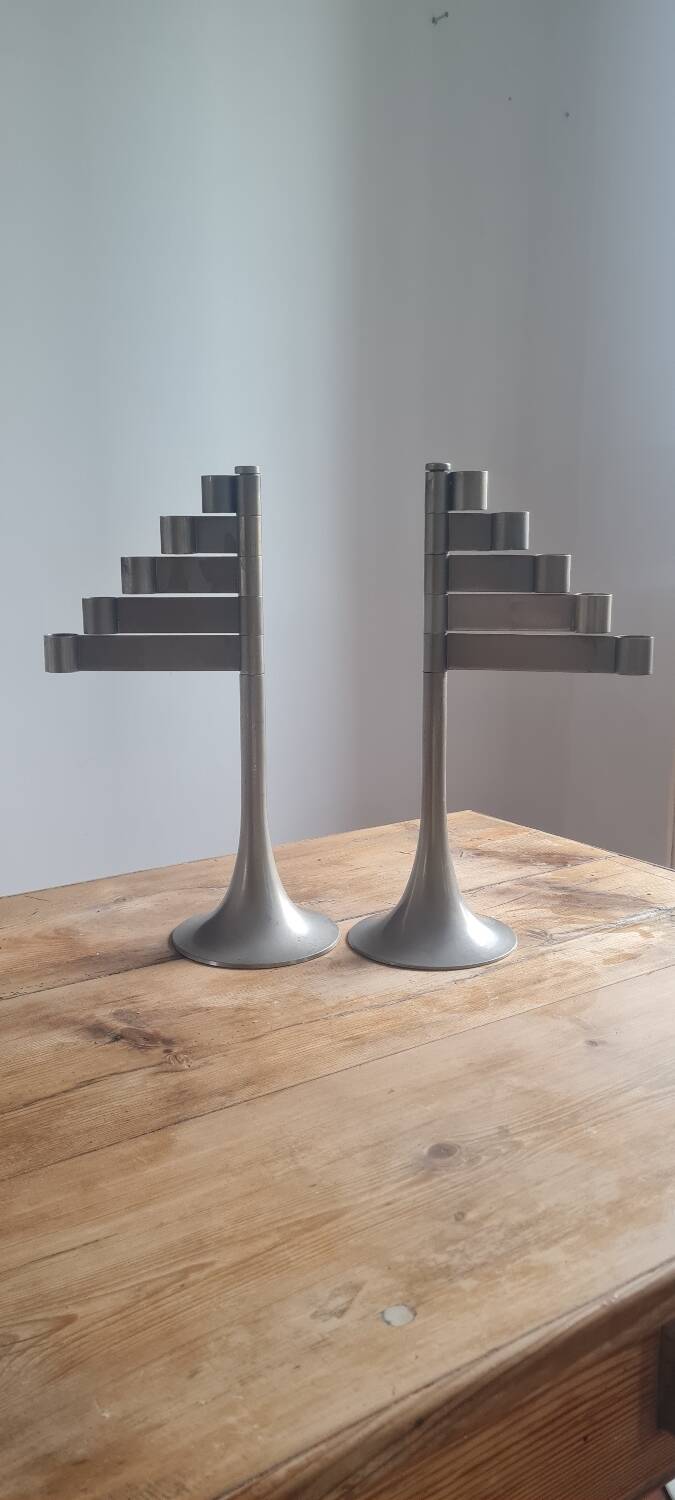 Pair of Candlesticks by Georges Bourgeois for Habitat