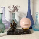 Art deco night light lamp Birds