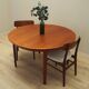 Round teak table, Danish design, 1960s, manufacturer: Gudme Møbelfabrik, de