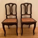 Chaises cannage