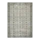 1970s Vintage Turkish Handmade Wool Beige Oversized Area Rug 208x295