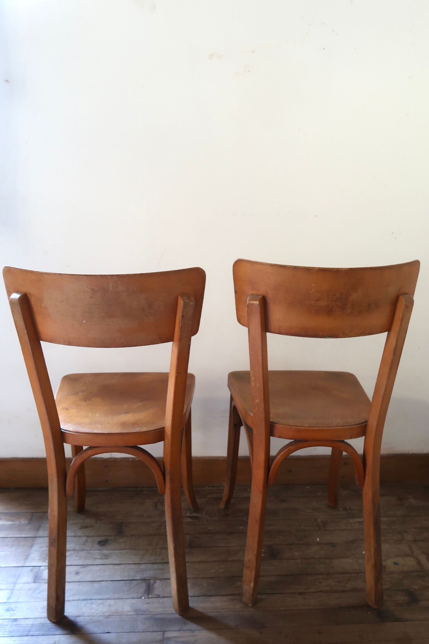 Lot de 2 chaises bistrot Baumann