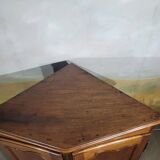 Louis XV period corner cabinet in walnut