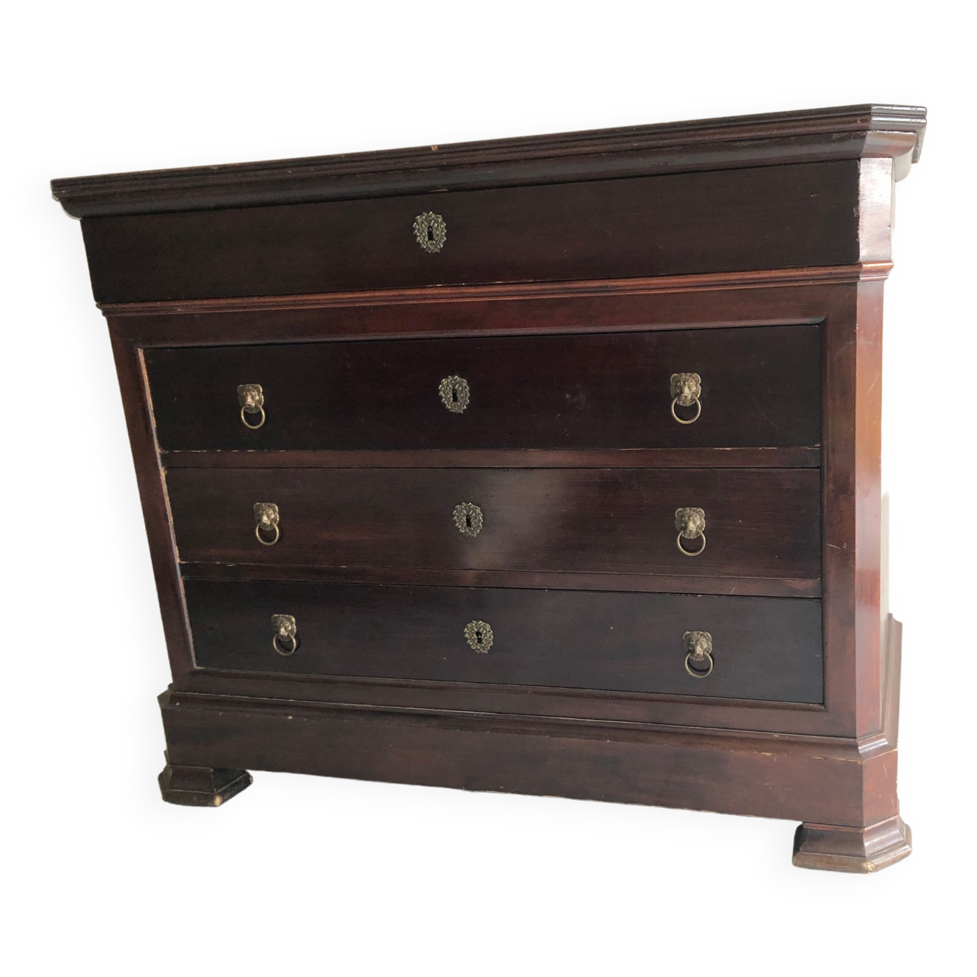 Louis Philippe mahogany chest of drawers
