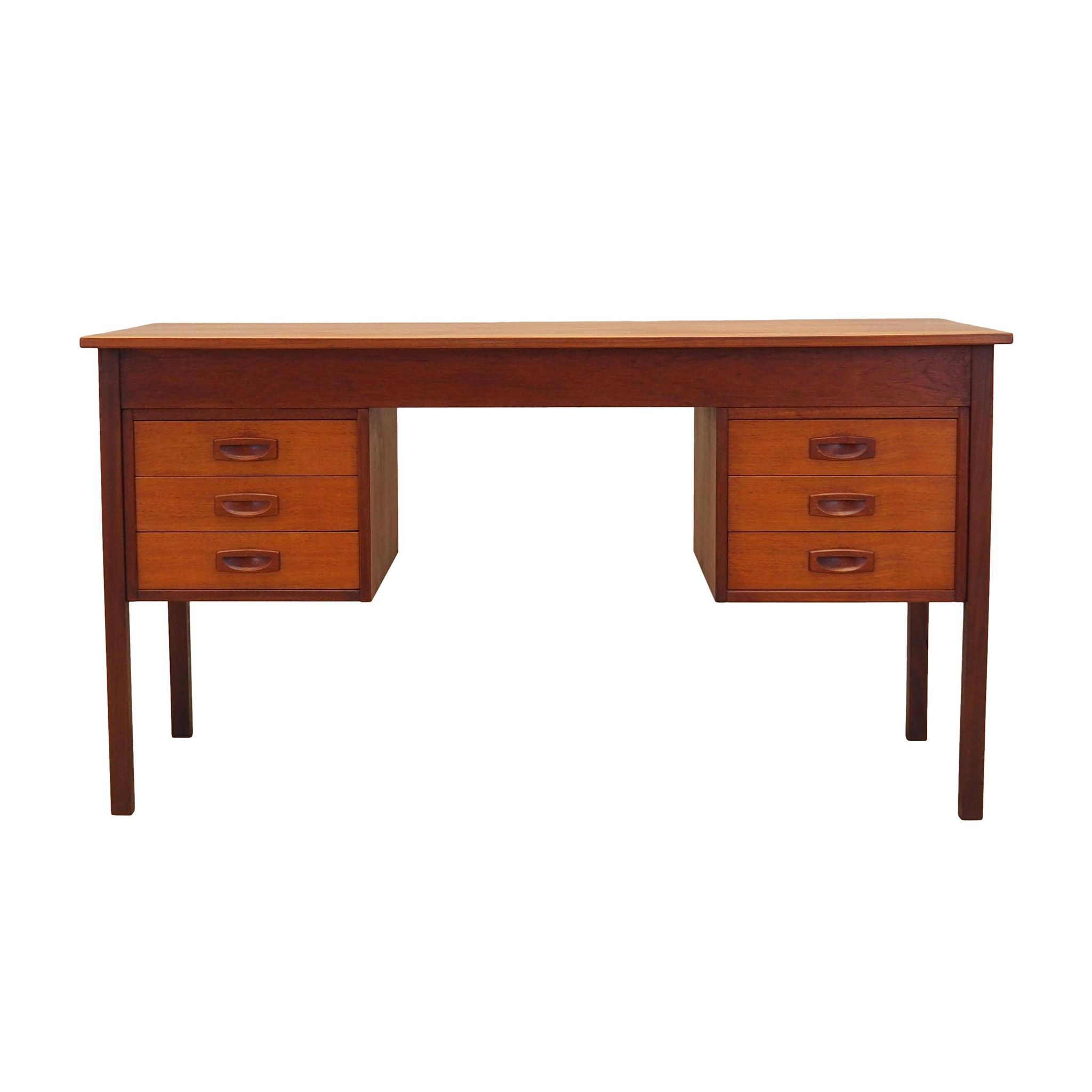 Bureau en teck, design danois, années 1970, production : Danemark