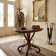Thonet No. 1 curved wooden side table from the 19th century.