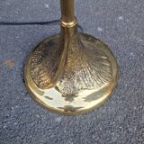Flower floor lamp bronze sculpture 70's 80's