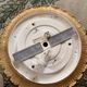 Vintage ceiling light Glashütte Limburg Bronze Hollywood Regency Mid Century