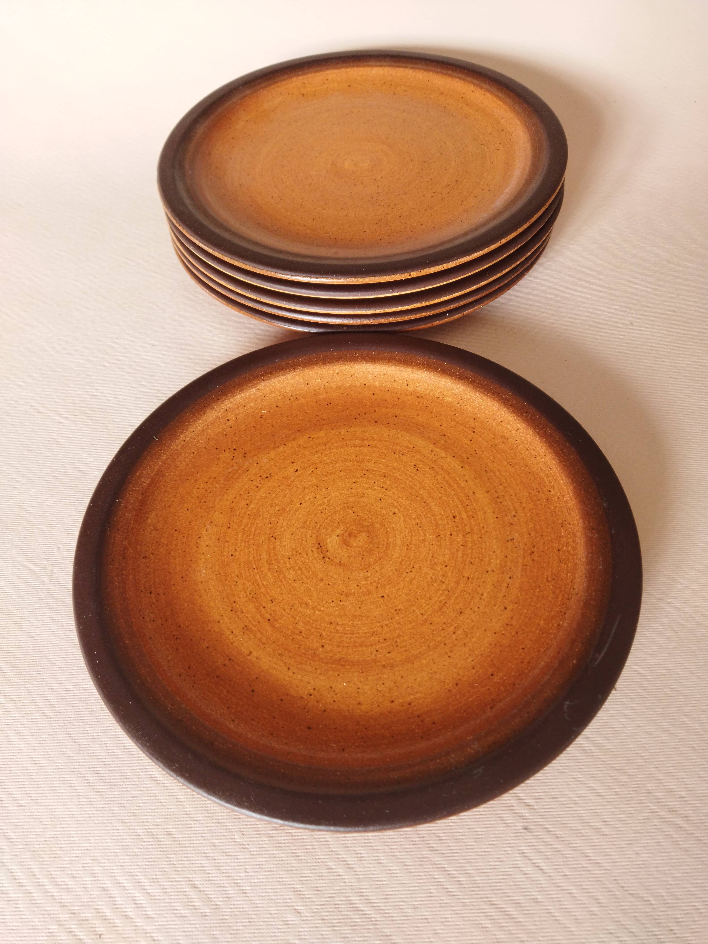 6 assiettes à dessert St Amand Meylan