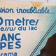 Poster Plaque Tole Painted Advertising "The Veyrier Cable Car of Lake D' Annecy"
