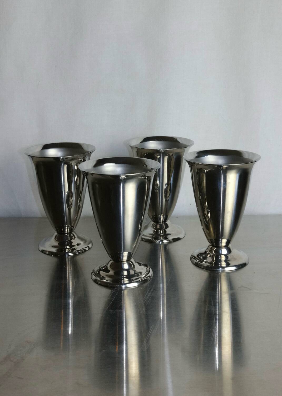 Set de 4 gobelets en inox Letang Rémy