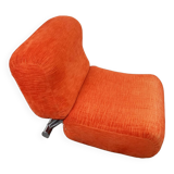 Vintage orange fireside chair