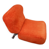 Chauffeuse vintage orange