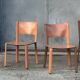 Série de 4 chaises Willy Rizzo Cidue 1970