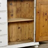 Solid pine chest of drawers with 4 drawers, 1910s