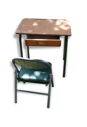 Bureau école enfant vintage et