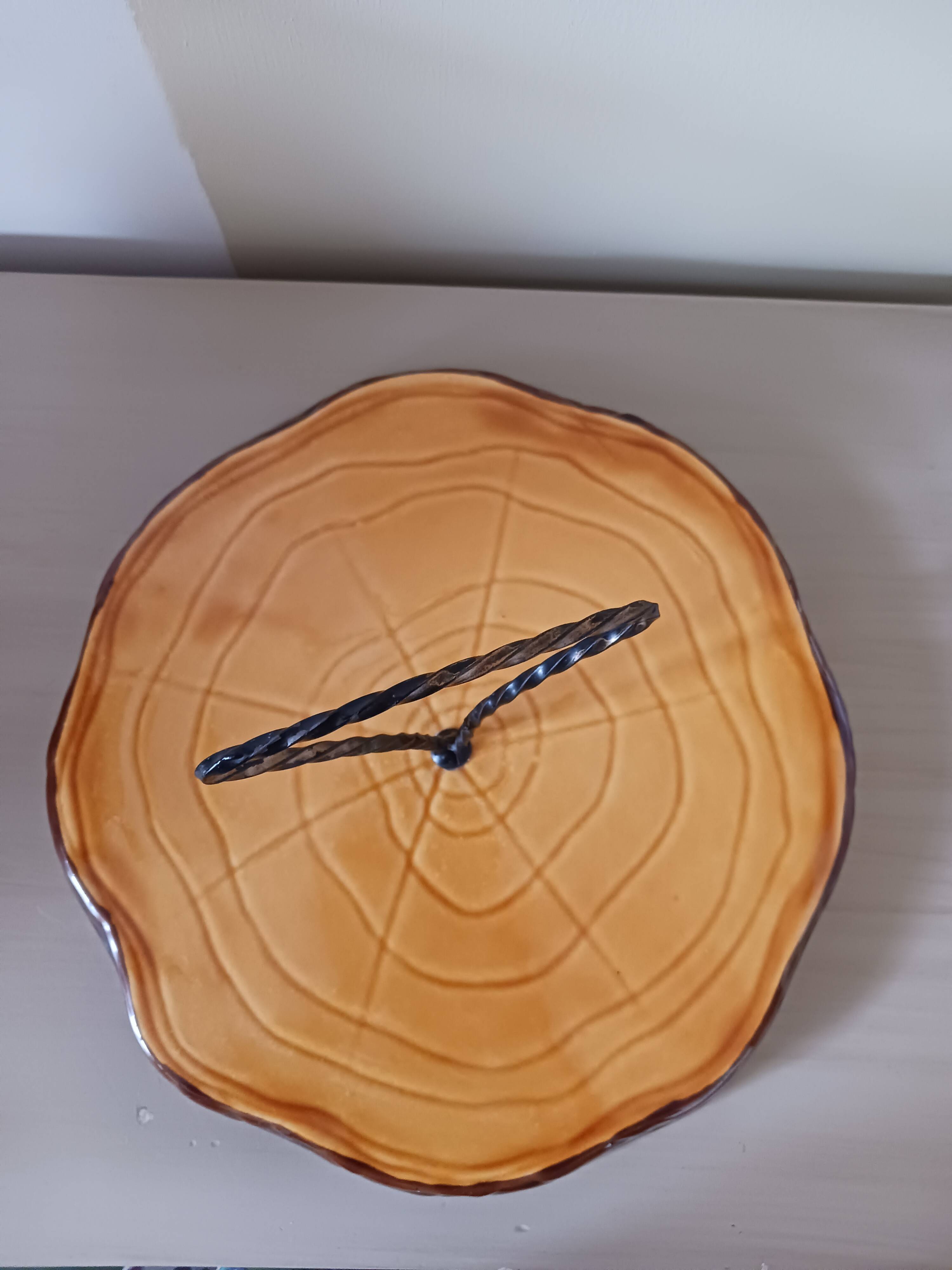 Vintage cheese platter, A Ferlay.