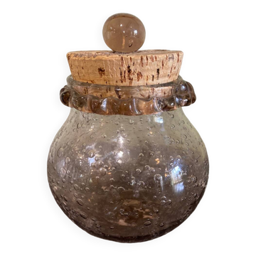 Biot bubble glass candy dish