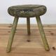 Tabouret berger tripode, bois