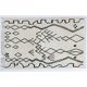 New Moroccan style Tulu Rug Made of Natural Undyed Wool. Custom Options Available