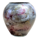Line lacquered glass ball vase