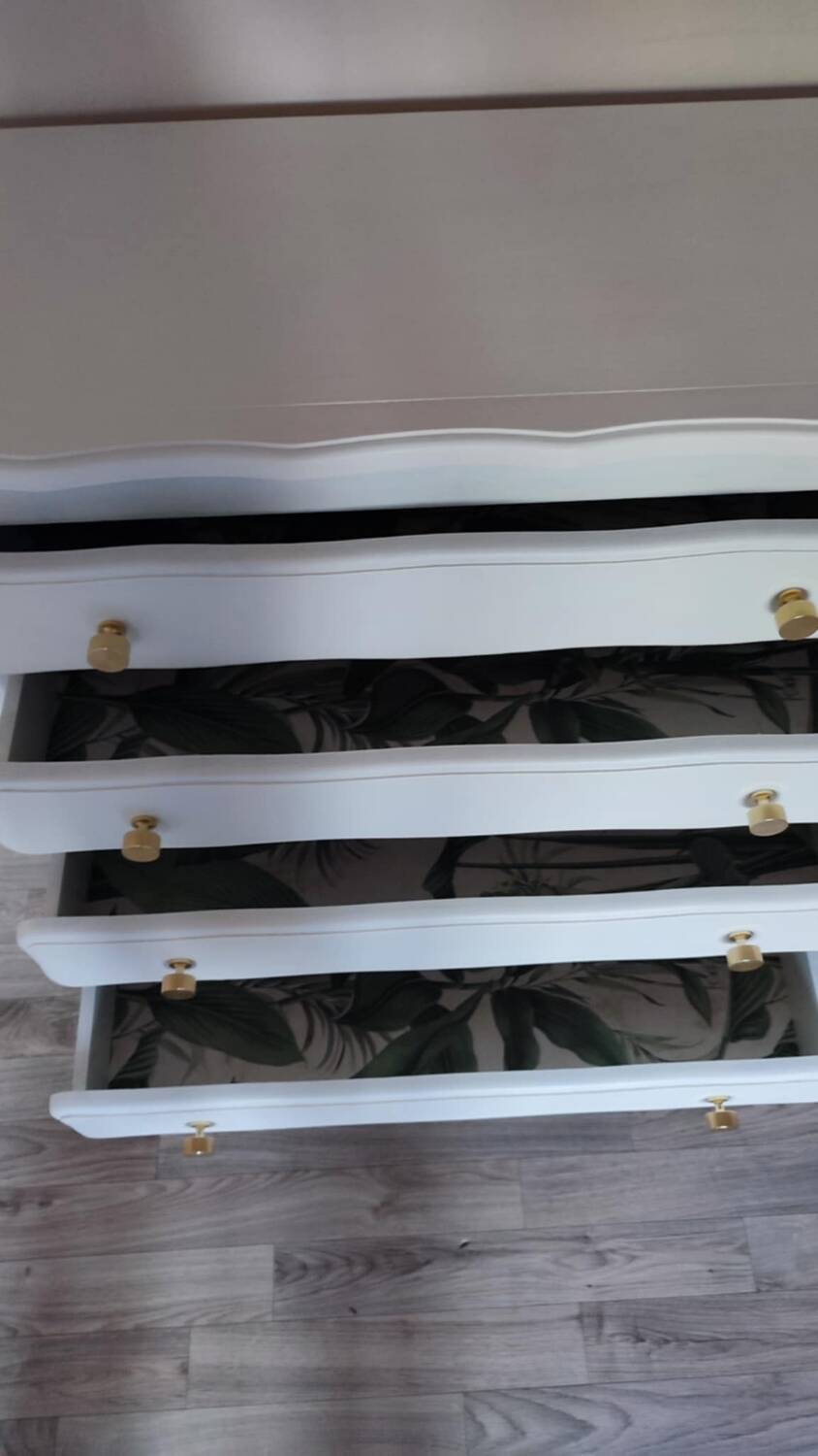 Restored vintage chest of drawers