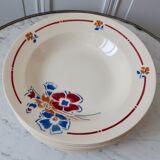 Lot of 6/12 hollow plates Saint Amand model Valentin