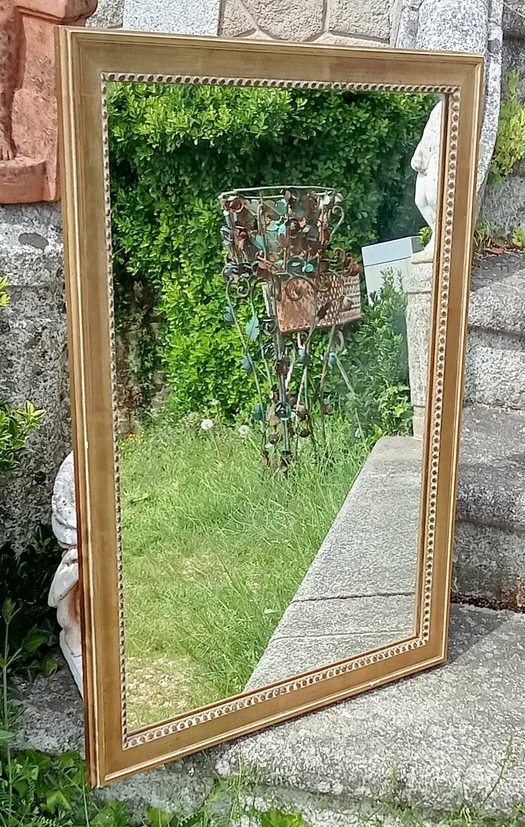 Antique gilded mirror