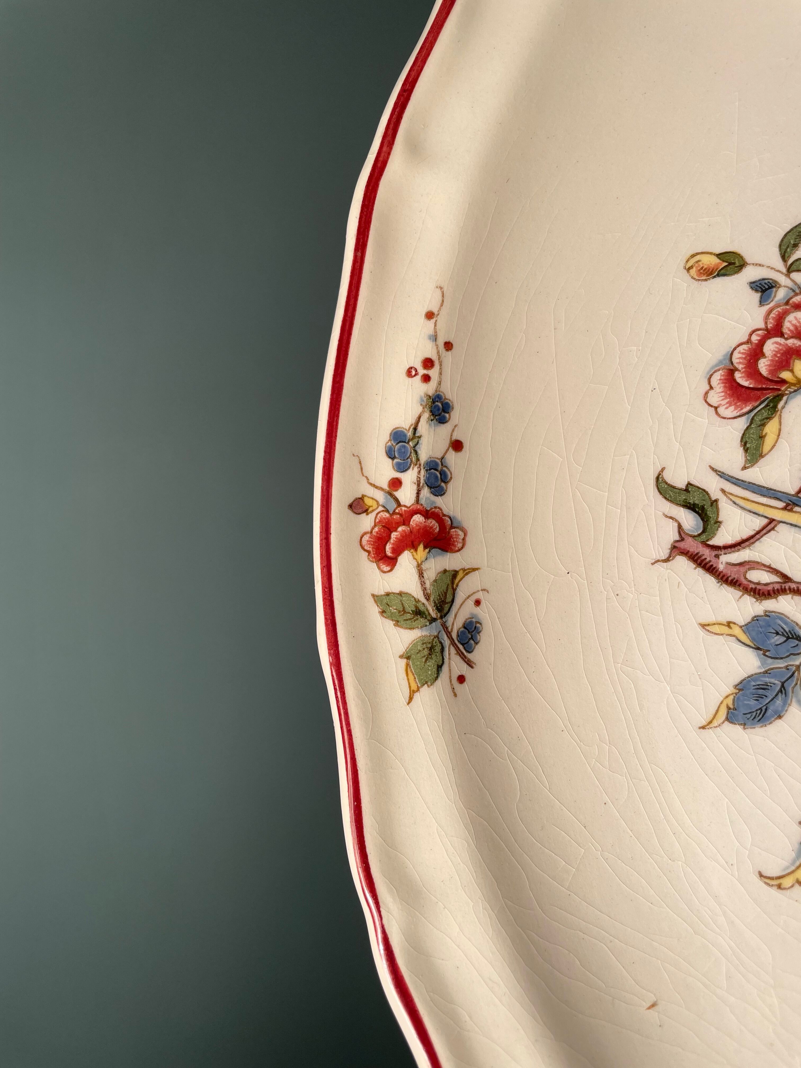 Lot de 2 raviers Villeroy et Boch Mettlach, modèle Phœnix