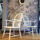Pair of vintage Scandinavian windsor armchairs