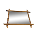 Bamboo imitation wood mirror