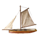 Basin sailing boat from the German brand Greiner, vintage toy.