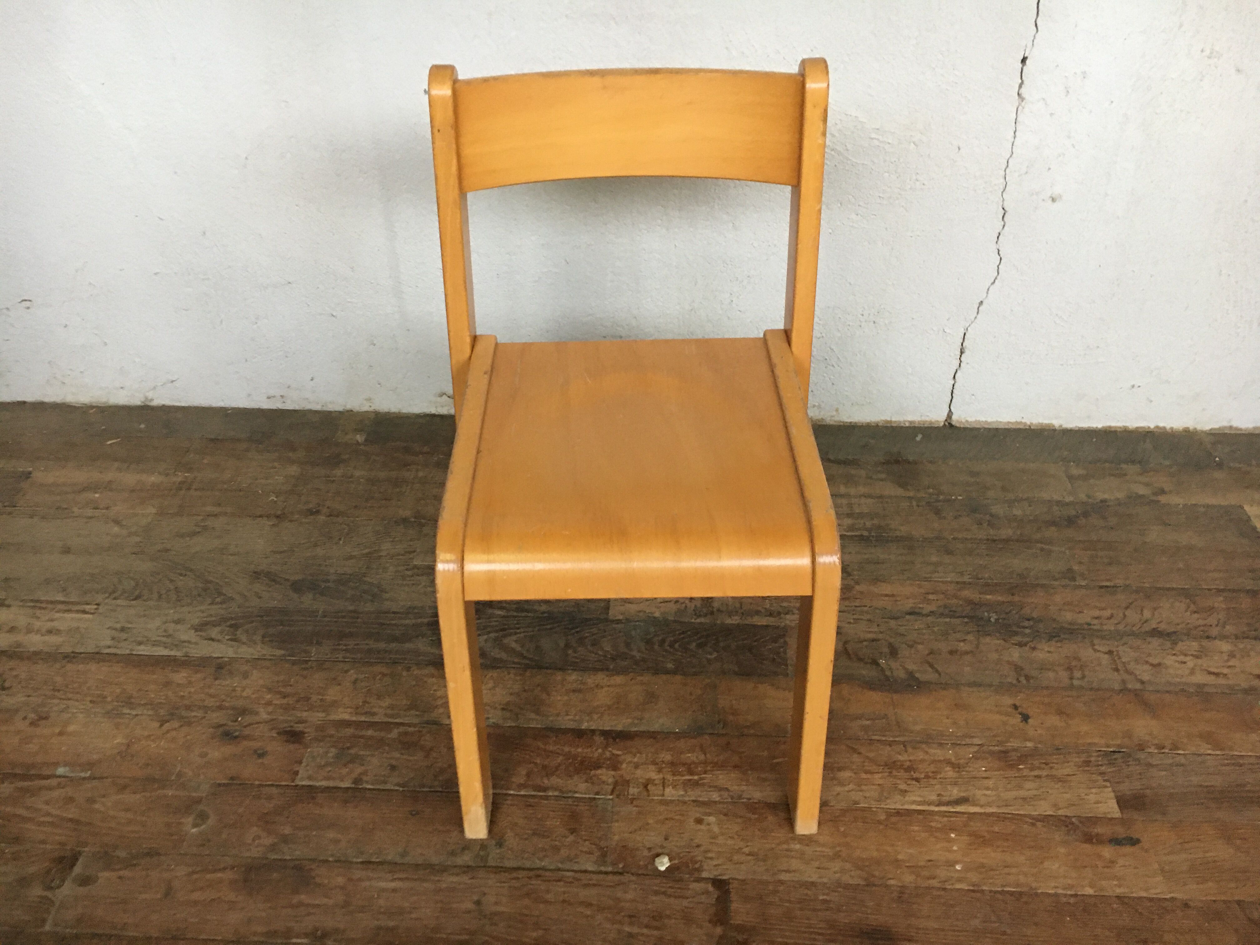 Vintage children's chair retro 60s wooden furniture antic image 0 vintage retro children's chair year