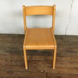 Vintage children's chair retro 60s wooden furniture antic image 0 vintage retro children's chair year