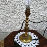 Brass lamp foot