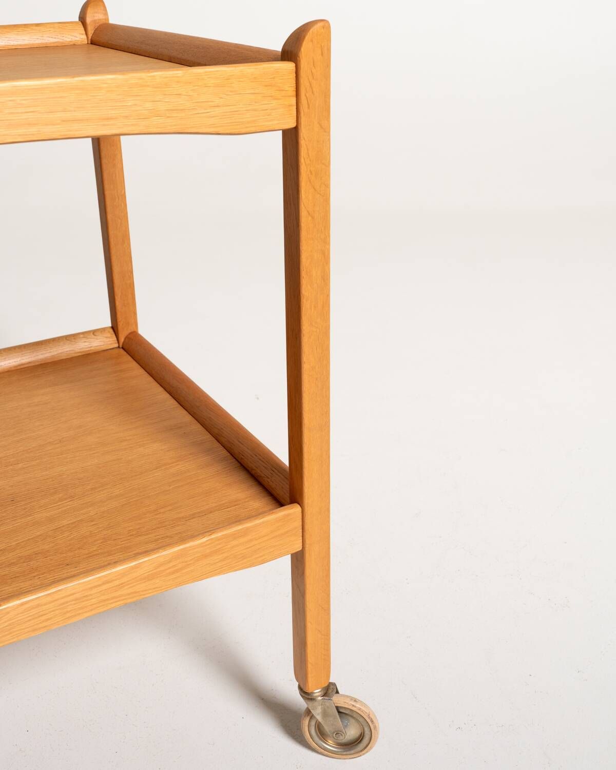 Scandinavian Oak Serving Trolley, 1960s