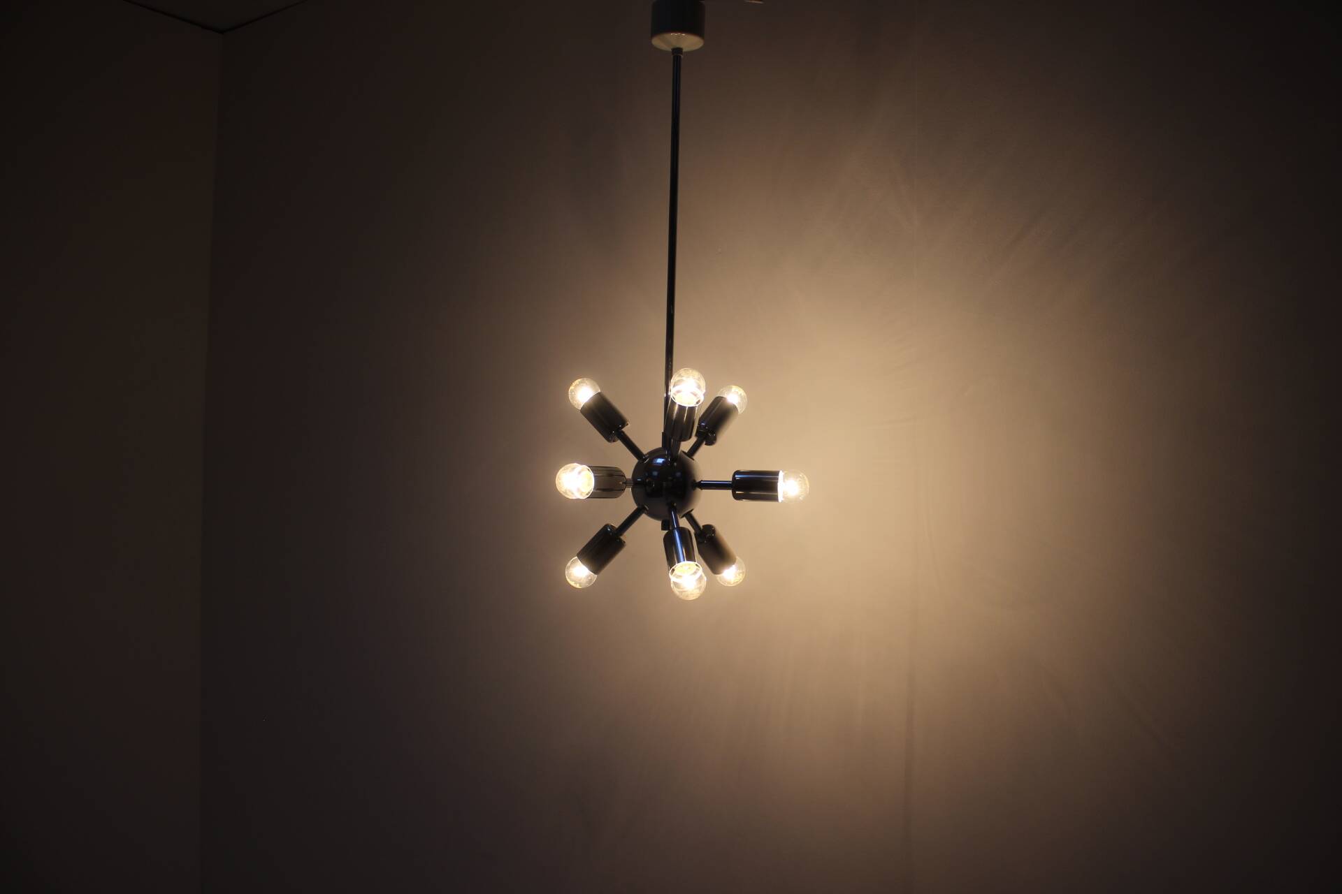 Chrome Pendant Sputnik by Drupol, 1970s