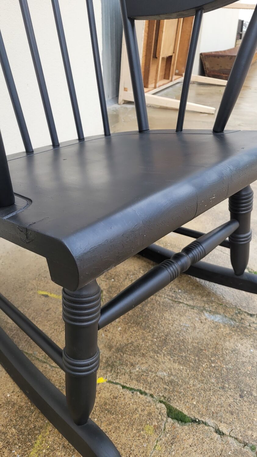 Vintage rocking chair rocking chair 1950 black