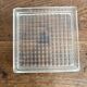 Vide poche vintage  carré en verre