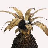 Pair of pineapple palm tree lamps