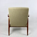 Vintage Beige Easy Boucle Chair, 1970s
