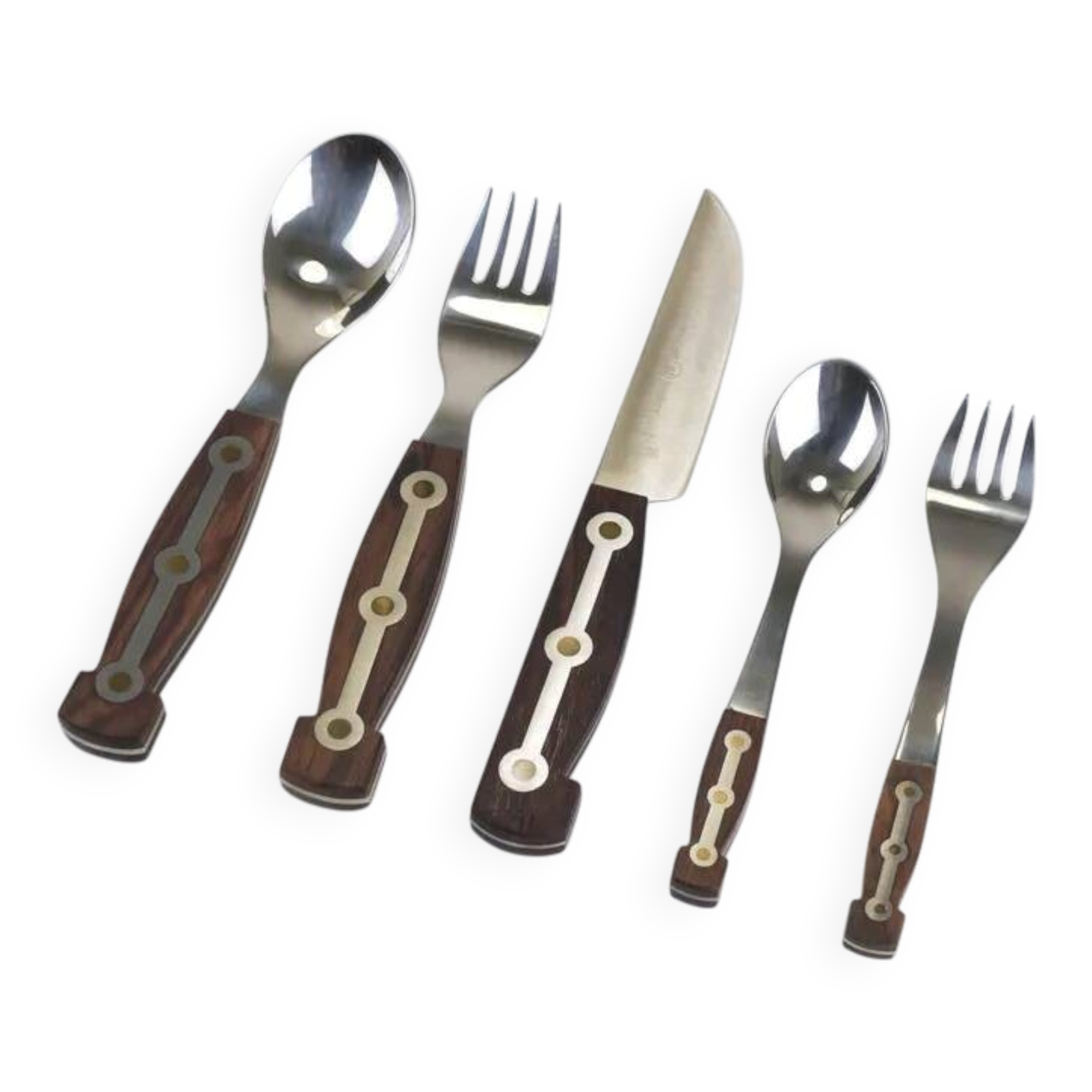 Unused Boxed Amboss 1050 Flatware, 32 Pieces / 6 Persons, Austria, 1950s