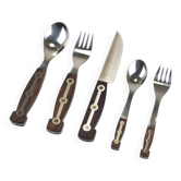 Unused Boxed Amboss 1050 Flatware, 32 Pieces / 6 Persons, Austria, 1950s