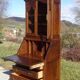 Meuble 3 en 1, secrétaire, commode et vitrine